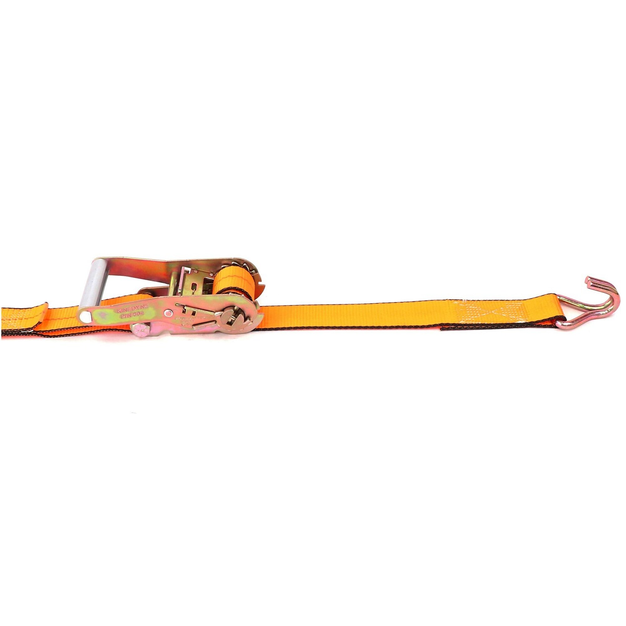 Kinedyne Ratchet Strap with Wire Hook, 2in. x 27ft., Includes StrapPak, Model# 512784
